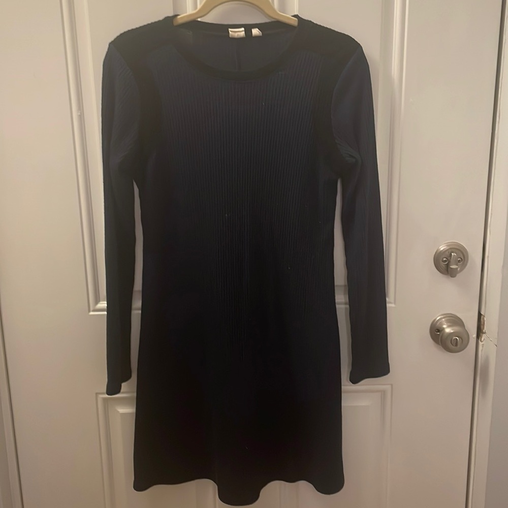 Winter work dress, sweater material